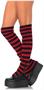 Striped extra long leg warmers