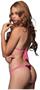 2 PC. Peek-a-boo lace triangle bra