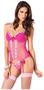 2 PC. Padded underwire cami garter