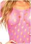 Seamless pothole mini dress with 3/4 sleeve