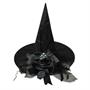 Witch Hat W/Black Flower