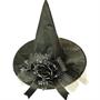 Witch Hat W/Black Flower