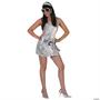 Disco Dress Silver Adult
