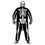 Skeleboner Adult Costume Plus