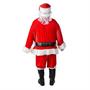 Santa Suit Complet Velour Plus Size Costume