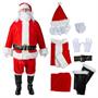 Santa Suit Complet Velour Plus Size Costume