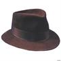 Fedora Dlx Brown Med