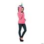Hoodie Unicorn Pink Ad