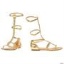 Cairo Gladiator Gold Shoes