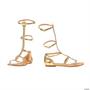 Cairo Gladiator Gold Shoes