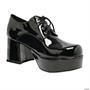 Black Pat Men Platform Shoes