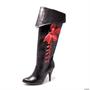 Pirate Boots With Red Ribbon
