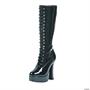 Easy Lace Black Boots