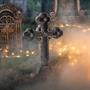 Celtic Cross Tombstone Prop