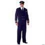 Airline Captain Adult Black Costume