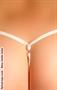 Green Eyes Micro G String-White