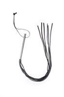 TRIPLE X LEATHER WHIP WITH METAL HANDLE
