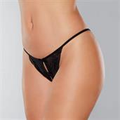Lace open panty. Double Mini bow detail in the front and back.