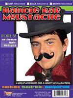Handlebar Moustache- Black