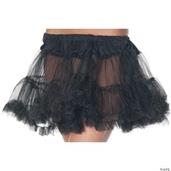 Tulle Petticoat Layered Black (One-Size)