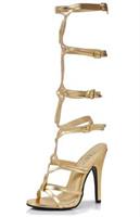 Sexy Gold Adult Shoes