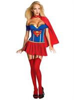Justice League - Supergirl Corset Adult Costume