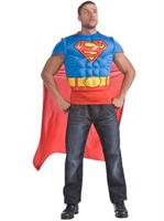 DC Comics Superman Muscle Chest Adult Costume Kit