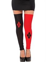 Harley Quinn Womens Thigh High Stockings