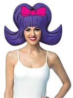Purple Bouffant Adult Foam Wig