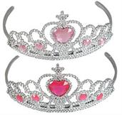 Tiara with Pink Heart Jewel