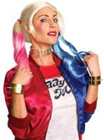 Harley Quinn Adult Choker and Bracelets