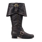 Jack Pirate Adult Black Boots