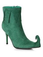 Women's 3 inch Heel Green Holiday Boot