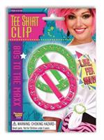 80s Pink And Green Tee Shirt Clips