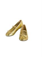 Girls Ballet Shoe Gold