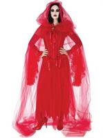 Cursed Scarlet Red Cape