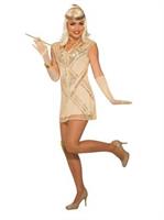 Womens Beaded Flapper Costume