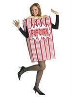 Movie Night Popcorn Box Adult Costume