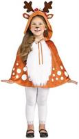 Girls Deer Hooded Caplet