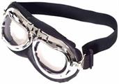 Steampunk Aviator Goggles-Blk