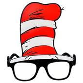Dr. Seuss The Cat In The Hat Adult Glasses