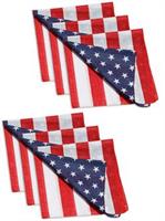 Red White & Blue Bandana 6 Pack Kit