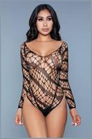 Let Me Love You Bodysuit Black