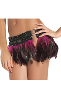 Feather Mini Skirt