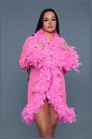 Lux Robe Neon Pink