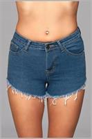 Zip Me Up Denim Shorts