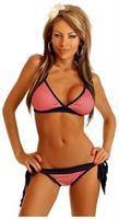 Country Girl Gingham Pucker Back Bikini