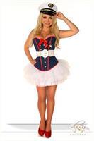 4 PC Sexy Marine Costume