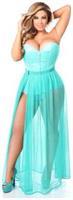 Lavish 2 PC Ice Princess Corset Costume