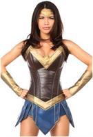 Top Drawer 3 PC Premium Warrior Woman Costume